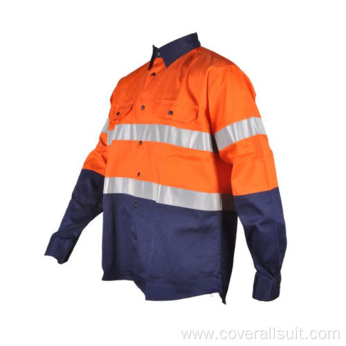 Fr Coveralls reflective mining shirts cheap wholesale clothing Manufactory